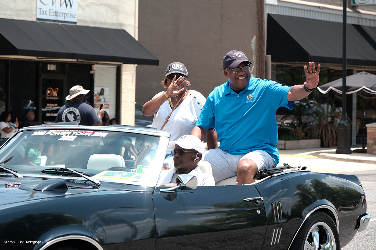 Mayor of Bessemer at the 2025 festival event